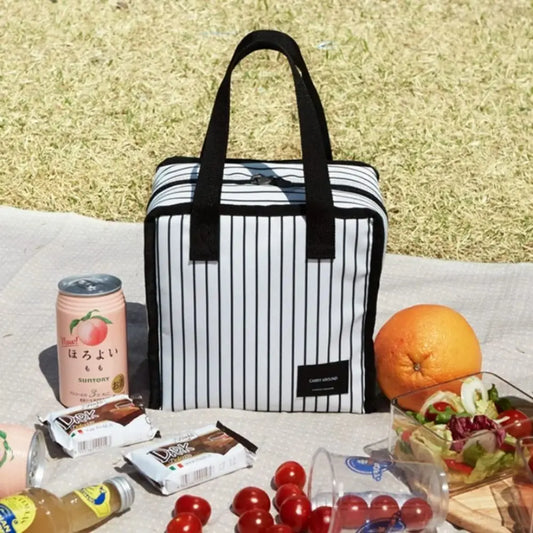 Thermal Insulated Picnic Bags Handbag Portable Keep Fresh Insulated Lunch Bag Waterproof Cooler Camping Picnic Kitchen Supplies