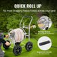 VEVOR Hose Reel Cart 250 ft of 5/8’’ Hose, Garden Water Hose Carts Mobile Tools with Storage Basket for Garden, Yard, Lawn