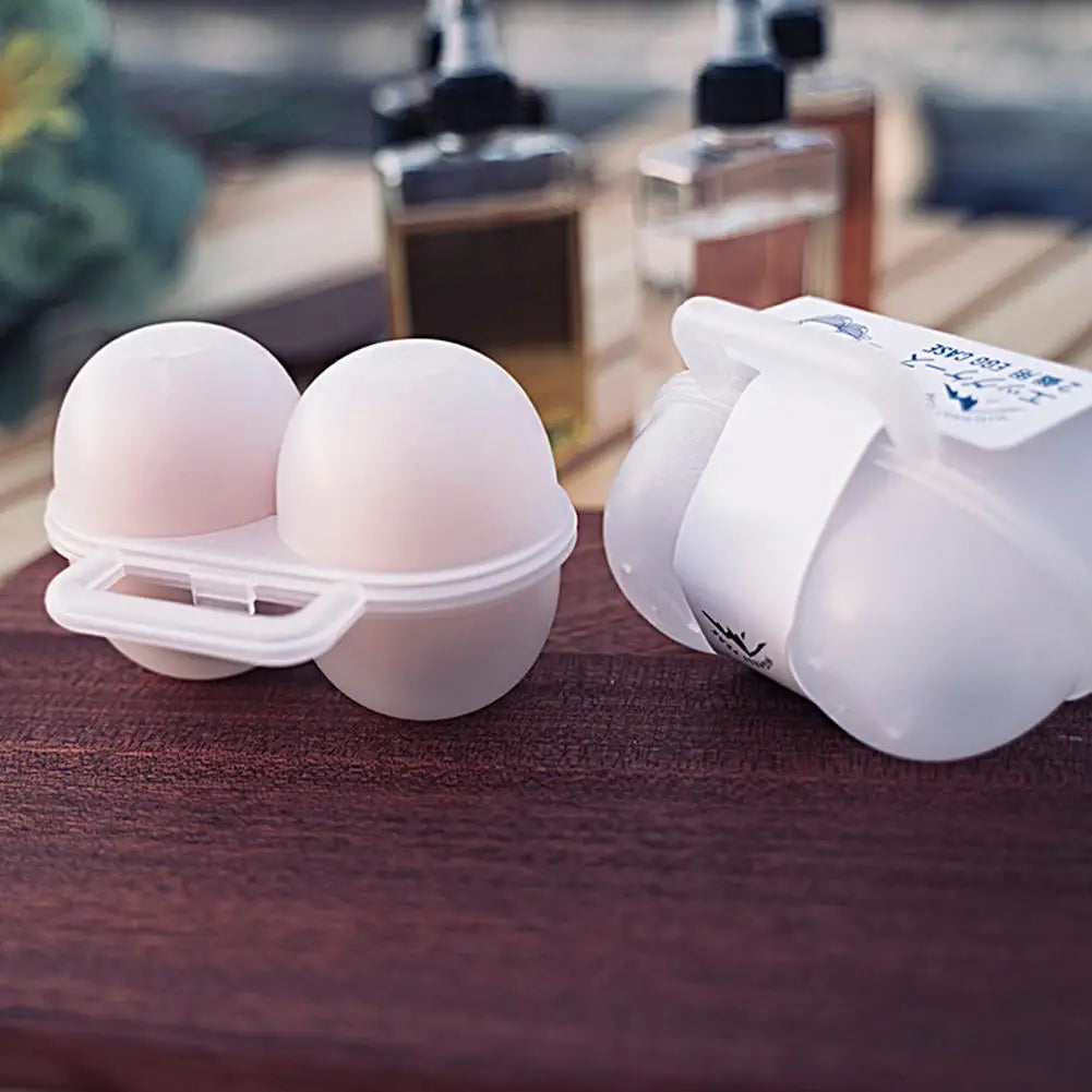 Universal Egg Container 2/4/6 Grids Egg Storage Multifunctional Outdoor Camping Picnic Egg Box