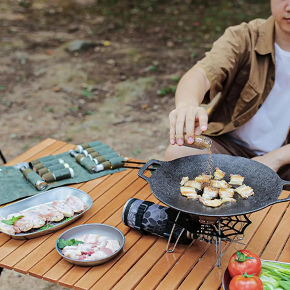 Spice Organization Outdoor Seasoning Bottle Set Foldable Spice Bag Set for Outdoor Picnic Bbq Portable Condiment for Travel