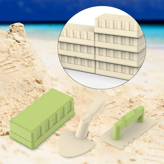 Snow Brick Maker Beach Sand Toys Castle Building Sand Brick Tools Children Beach Sand Toys Set Kids Beach Tools for Boys Gifts