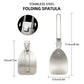 Folding Spatula Food Fold Spoon Frying Shovel Stainless Steel Outdoor Camping Gear Kitchen Cooking Accessories Picnic Equipment