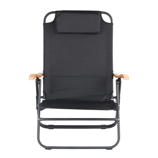 Leisure Camping Chair with Four Gear Adjustment Folding Comfort Back Beach Chairs Durable Aluminum Alloy Outdoor Furniture