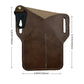 Belt Phone Pouch Leather Belt Phone Holder Vintage Pouch Men's Cell Phone Waist Organizer With Belt Loop For Running Picnic