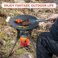 BRS-69 Ground Use High power 4360W Outdoor Camping Gas Stove Adjustable Height Team Party Family Picnic Camp  Strong fire Burner