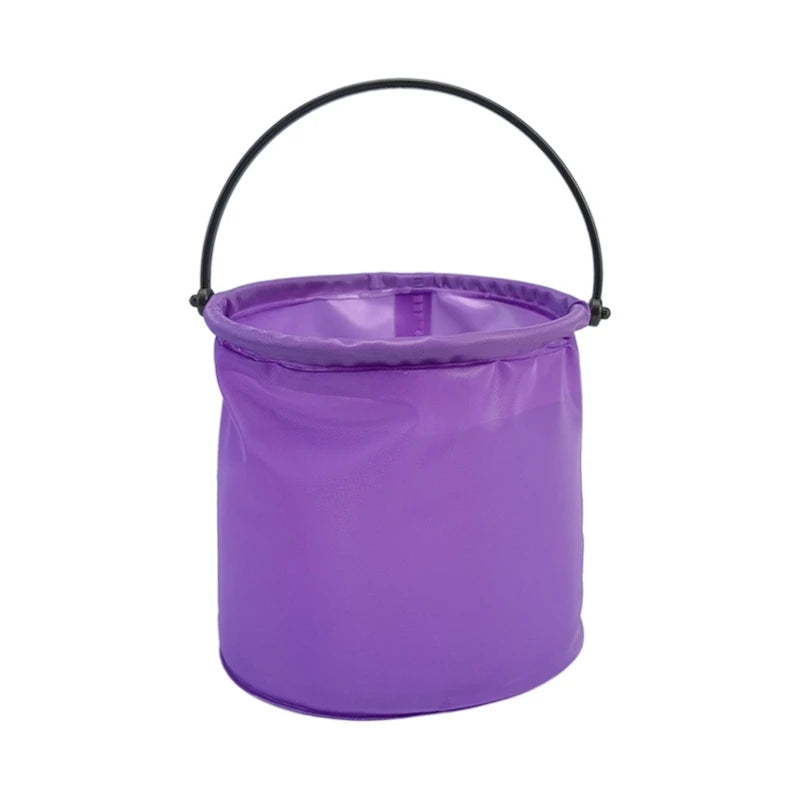 Beach Sand Play Bucket Toy Folding Collapsible Bucket Gardening Tool Outdoor Sand Pool Play Tool Toy Kids Summer Favor Dropship