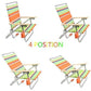 4 Position Folding Backpack Straps Lightweight Low Beach Chairs for Adults Supports 225 Lbs Foldable Chair Green Camping Table