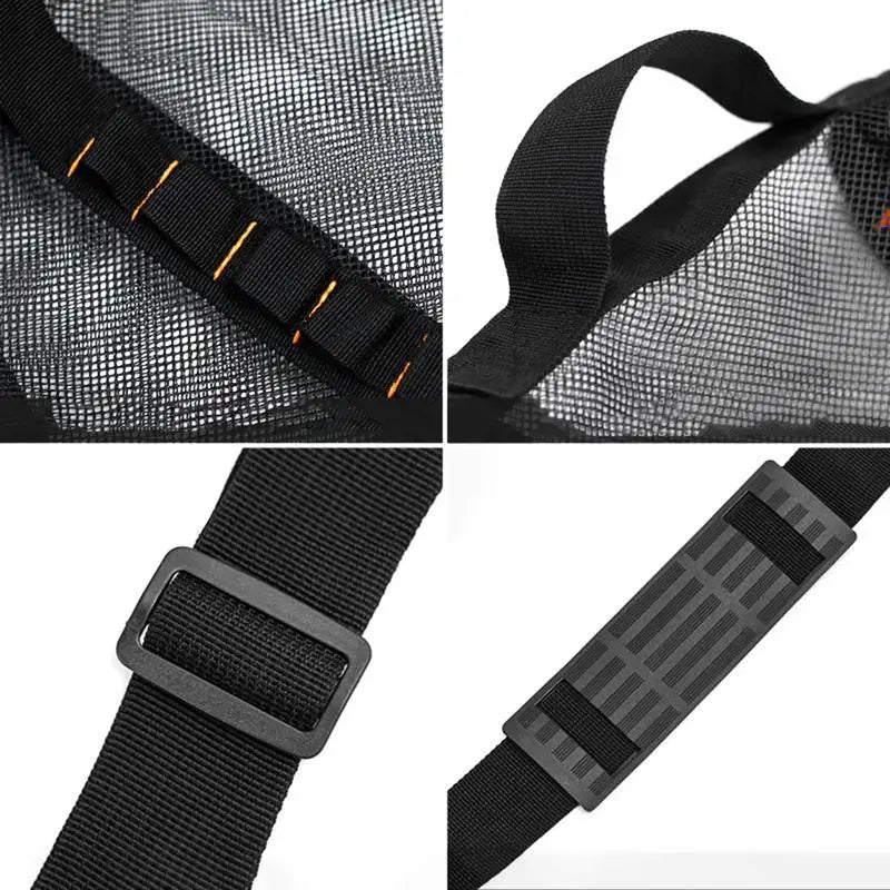 Large Foldable Dive Beach Bags Portable Scuba Diving Mesh Tote Waterproof Snorkeling Gear Organizer Mesh Duffle Gear Bag