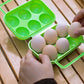 6/12 Grid Egg Storage Box Plastic Travel Portable Kitchen Utensils Outdoor Picnic BBQ Camping Tableware Camping Gear