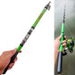 Carbon Rock Fishing Rod 1.5M 1.8M 2.1M 2.4M 2.7M 3M Hard Telescopic Pole Freshwater Fishing Tackle 4/5/6/7/8/9/10 Sections