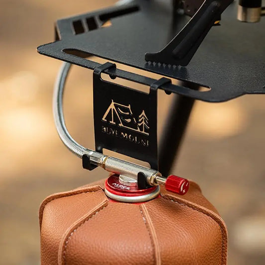 Gas Canister Hanging Hook forCamping Table iron Hanger Clip Butane Gas Tank Accessories Camping Table Tank Bracket gear