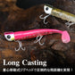 TSURINOYA Long Casting Jig Head T Tail Soft Lure Set 110mm 35g 2pcs Body Sinking Fishing Lure Artificial Bait Seabass Wobbler
