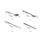 Pure Titanium Outdoor Mountaineering Picnic Camping Portable Knife Easy to Wash Tableware Fork Spoon Chopsticks Frosted Set
