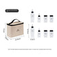 Naturehike Outdoor Camping Tableware Storage Container Seasoning Bottles Cans With a Bag For BBQ Portable Picnic CNH22CJ043