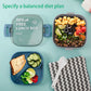 1 Pcs Adult Bento Lunch Box, 1000 ML - 4 Compartment Lunch Container, Office Picnic Lunch Box with Portable Cutlery, BPA Free