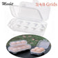 3/4/8 Grids Egg Storage Box Camp Picnic Portable Egg Holder Durable Kitchen Egg Organizer Case Outdoor Camping Food Container