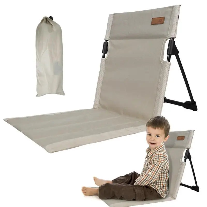 Outdoor Japanese camping lightweight comfortable folding chair park leisure beach portable aluminum alloy single lazy chair
