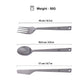 Widesea Titanium Spoon Fork Knife Set 50G Camping Tableware Ultralight  Travel Tourist Outdoor Cookware Gear Equipment