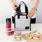 Thermal Insulated Picnic Bags Handbag Portable Keep Fresh Insulated Lunch Bag Waterproof Cooler Camping Picnic Kitchen Supplies