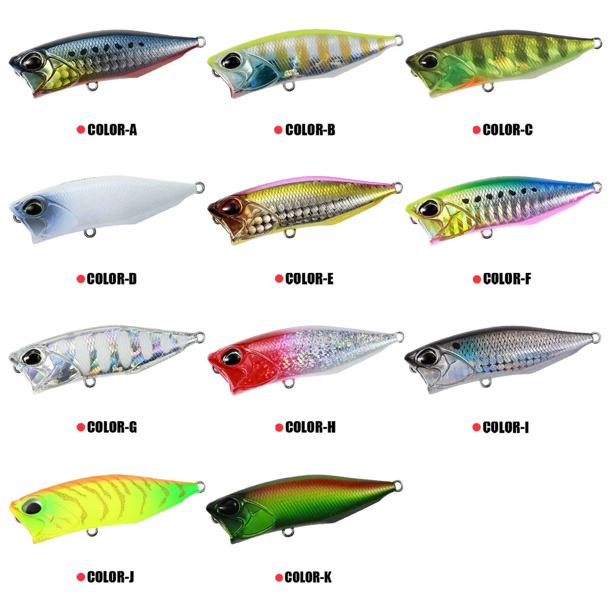 Fishing Lure Topwater Popper 9g 64mm Hard Bait Isca Artificial Floating Wobblers Plastic Pesca Trolling Perch Fish Tackle Leurre
