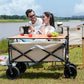 Camping Cart for Kids Camping Wheel Wagon Beach Folding Accessories Picnic Cart Gather Together Outdoor Picnic Camping Tools