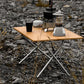 Camp Tables Portable Foldable Wooden Picnic Table Wooden Picnic Table Lightweight Wooden Outdoor Table For Cooking Picnic Camp