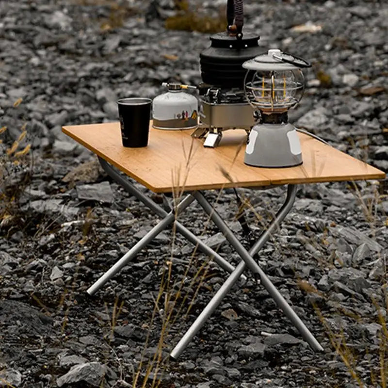 Camp Tables Portable Foldable Wooden Picnic Table Wooden Picnic Table Lightweight Wooden Outdoor Table For Cooking Picnic Camp
