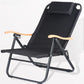 Leisure Camping Chair with Four Gear Adjustment Folding Comfort Back Beach Chairs Durable Aluminum Alloy Outdoor Furniture