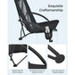 Cup Holder Camping Chair With High Backrest Folding Folding Chairs Comfortable Portable Beach Chair Heavy Duty Lightweight Table