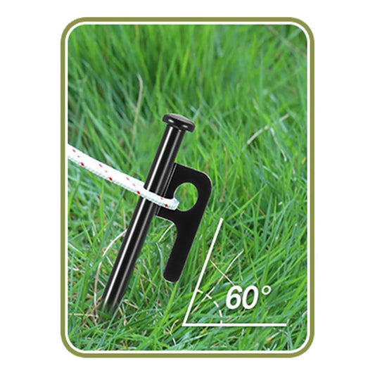 Tent Stakes Heavy Duty Steel Metal Tent Pegs For Camping, Decoration, Picnics