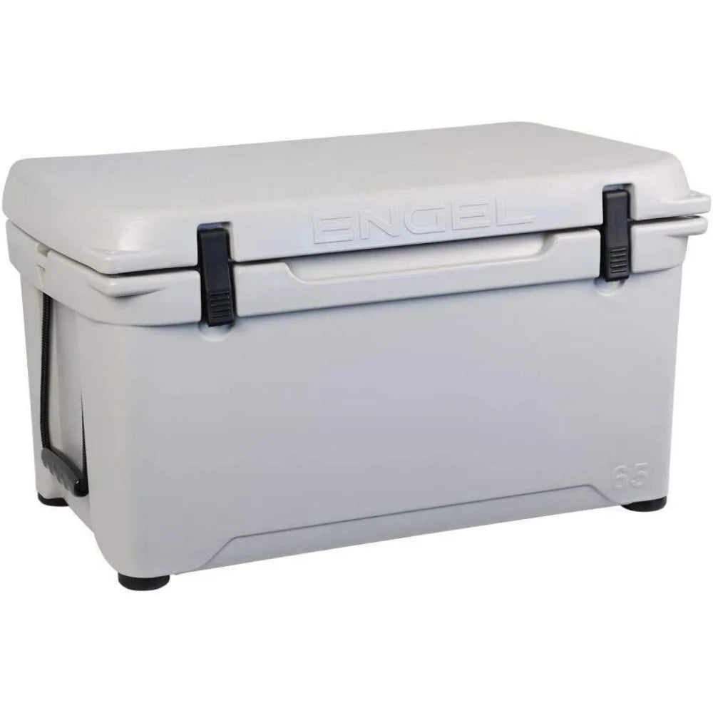 Car Portable Cooler, Exceptional Ice Retention, ENG65 58 Quart High-Performance Hard Cooler and Ice Chest, Portable Cooler