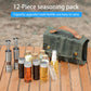 Outdoor Seasoning Bottle Set Portable Spice Bag Foldable Spice Bag Set for Outdoor Picnic Bbq Portable Condiment for Travel
