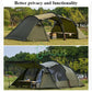 Outdoor Camping Tent Waterproof Outdoor Shelter for Travel and Picnics Coated Tarp Sunshade Quick Build Breathable Awning Tent