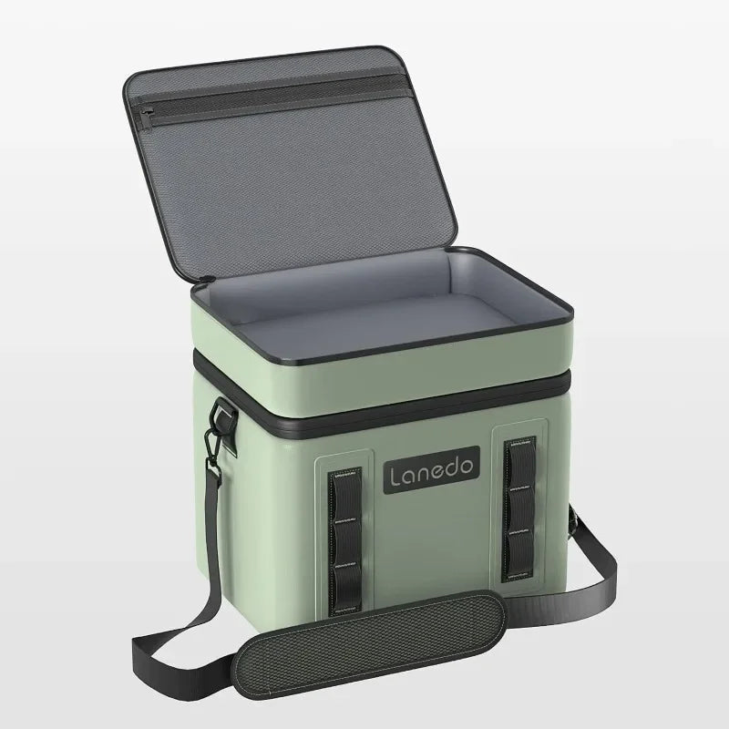 Lanedo Lisa Lunch Soft Cooler 20 Can, Insulated Bag Portable Ice Chest Box for Lunch, Beach, Drink, Beverage, Travel, Camping