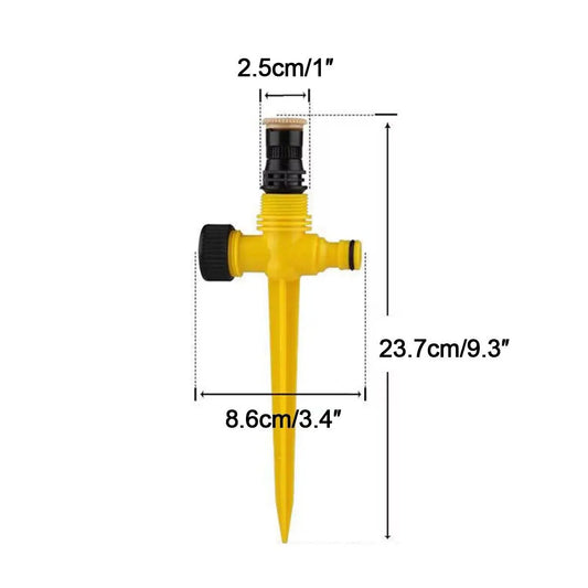 Garden Sprinkler 360° Rotating Automatic Lawn Yard Watering Irrigation Tool