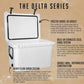 Coastland Delta Series Rotomolded Coolers, Premium Everyday Use Insulated Cooler, Ideal Portable Ice Chest Available in Multiple